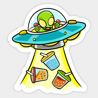 Boba Alien Sticker
